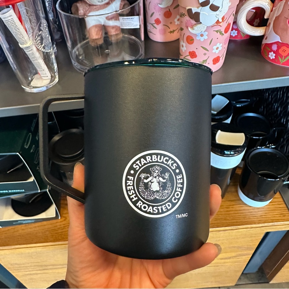 Limited Edition Starbucks 2026 Black & Green Heritage 1971 Mug New - Picture 2 of 4